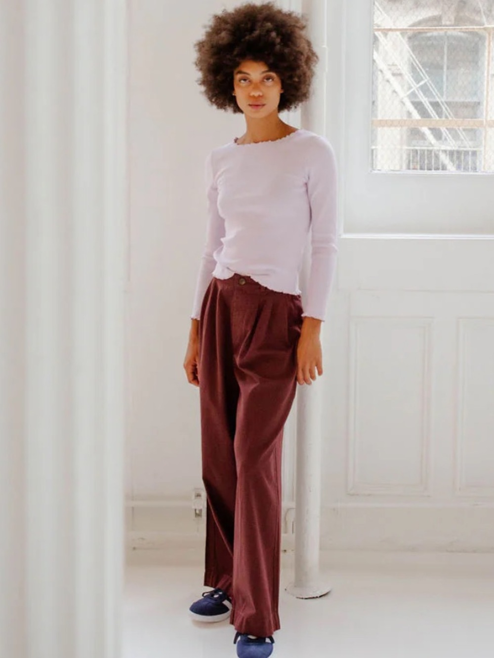 Sister Katie The Gwyneth Pant in Chocolate Brown size Large